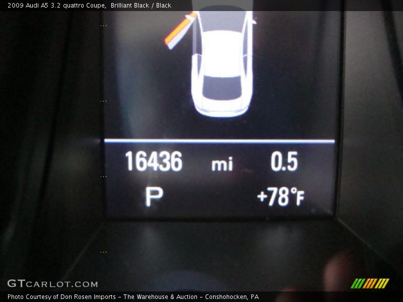Brilliant Black / Black 2009 Audi A5 3.2 quattro Coupe