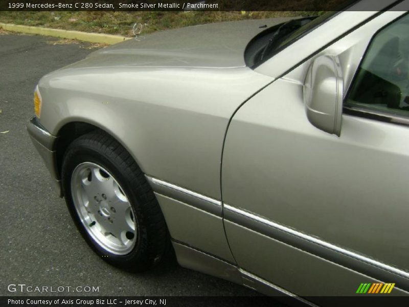 Smoke Silver Metallic / Parchment 1999 Mercedes-Benz C 280 Sedan