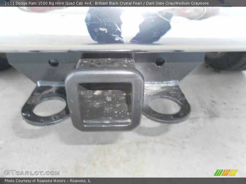 Brilliant Black Crystal Pearl / Dark Slate Gray/Medium Graystone 2011 Dodge Ram 1500 Big Horn Quad Cab 4x4