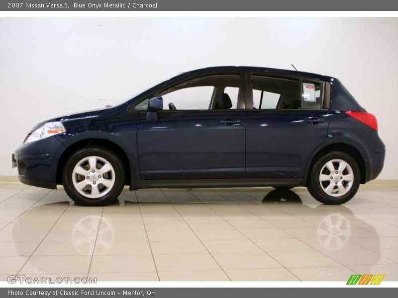 Blue Onyx Metallic / Charcoal 2007 Nissan Versa S