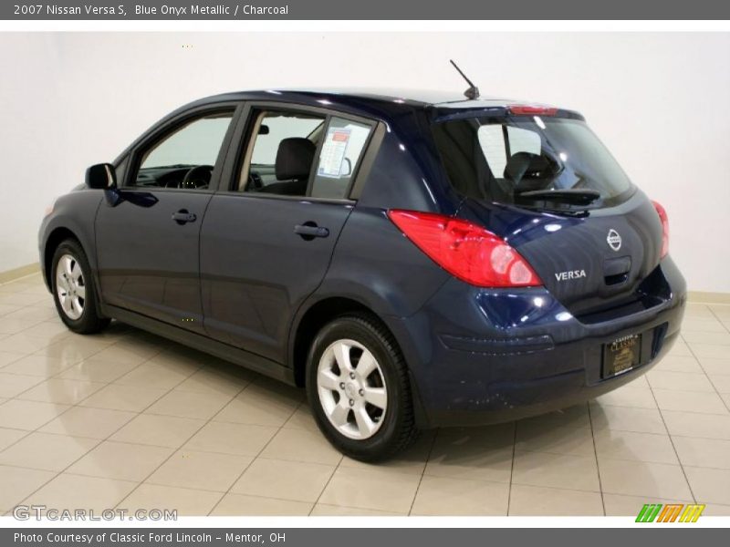 Blue Onyx Metallic / Charcoal 2007 Nissan Versa S
