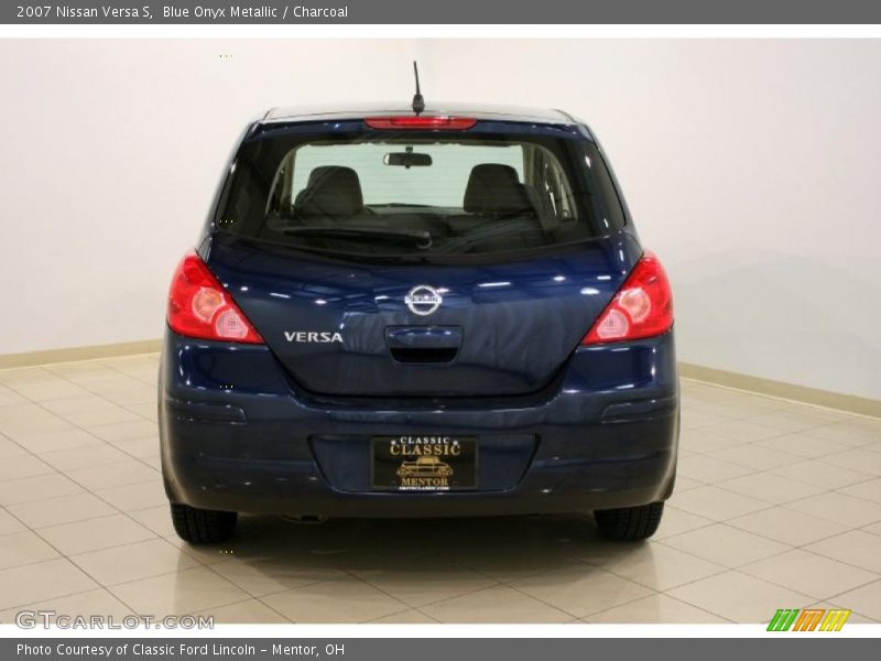 Blue Onyx Metallic / Charcoal 2007 Nissan Versa S