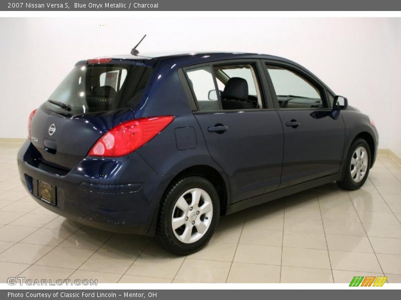 Blue Onyx Metallic / Charcoal 2007 Nissan Versa S