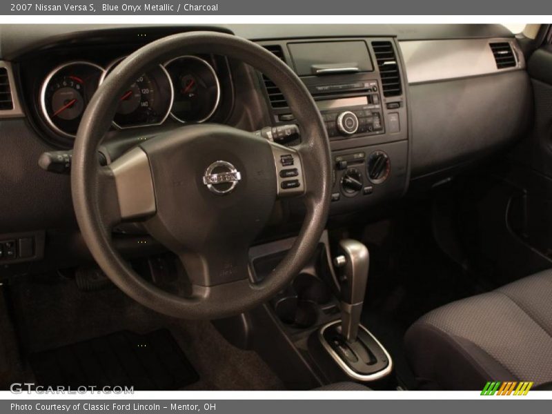 Blue Onyx Metallic / Charcoal 2007 Nissan Versa S