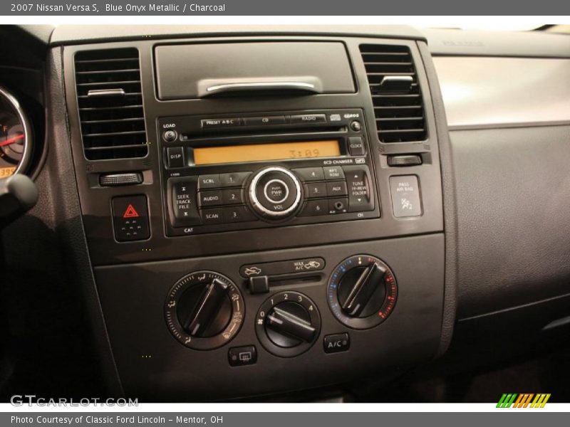 Blue Onyx Metallic / Charcoal 2007 Nissan Versa S