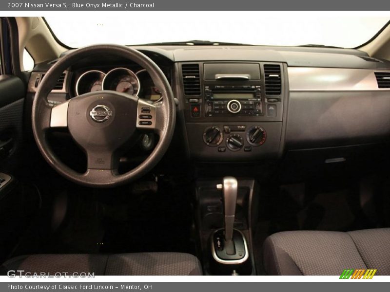 Blue Onyx Metallic / Charcoal 2007 Nissan Versa S