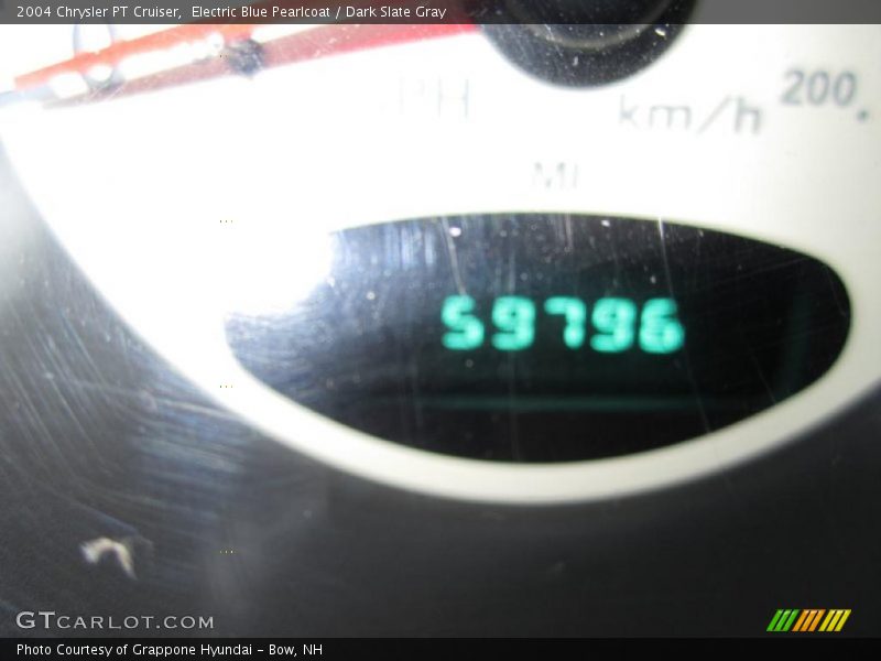 Electric Blue Pearlcoat / Dark Slate Gray 2004 Chrysler PT Cruiser