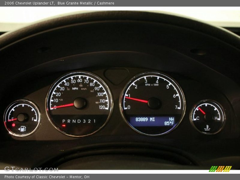 Blue Granite Metallic / Cashmere 2006 Chevrolet Uplander LT