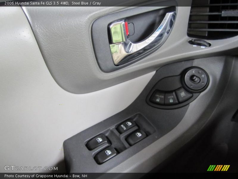 Steel Blue / Gray 2006 Hyundai Santa Fe GLS 3.5 4WD