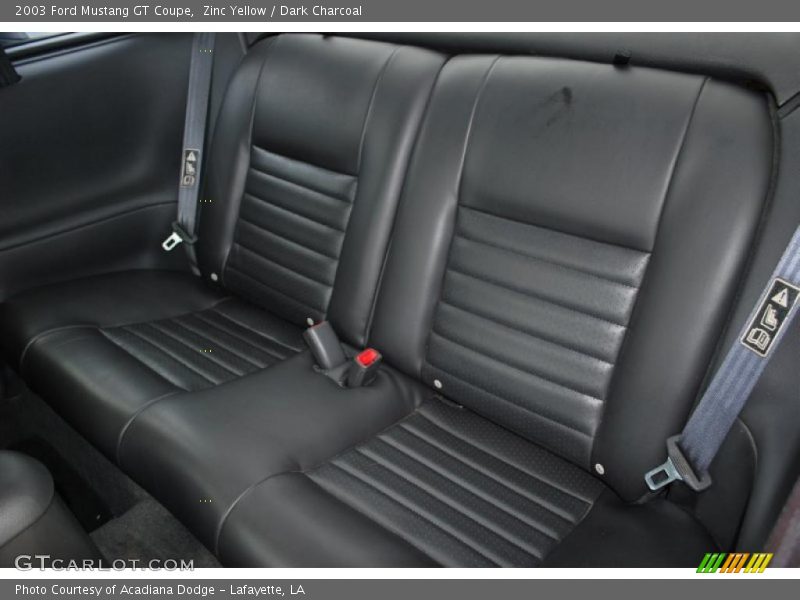 Zinc Yellow / Dark Charcoal 2003 Ford Mustang GT Coupe