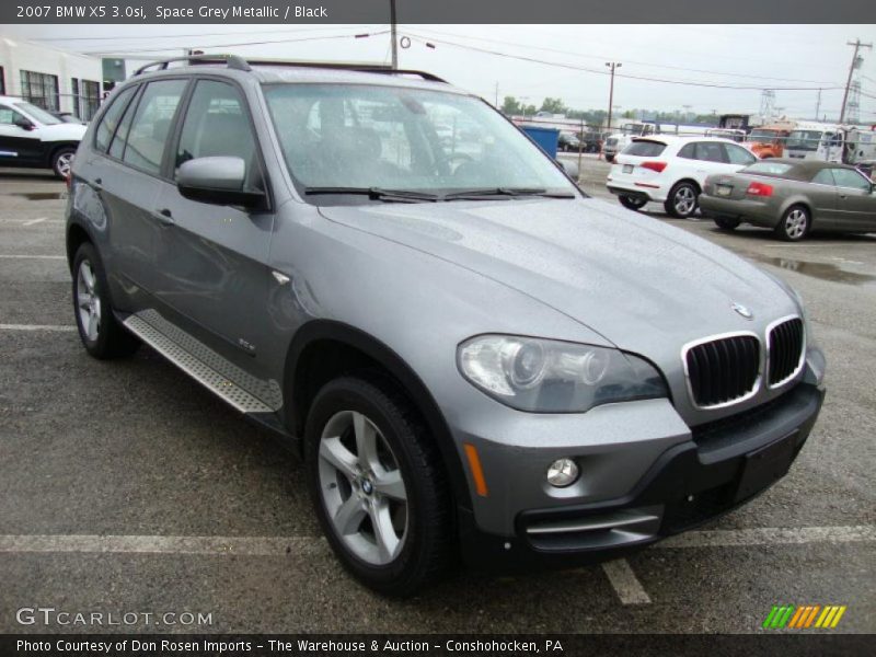 Space Grey Metallic / Black 2007 BMW X5 3.0si