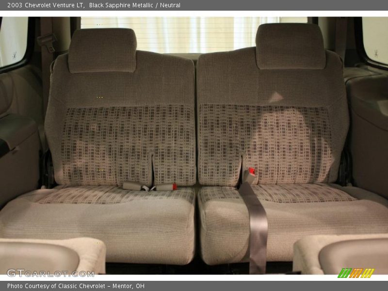 Black Sapphire Metallic / Neutral 2003 Chevrolet Venture LT