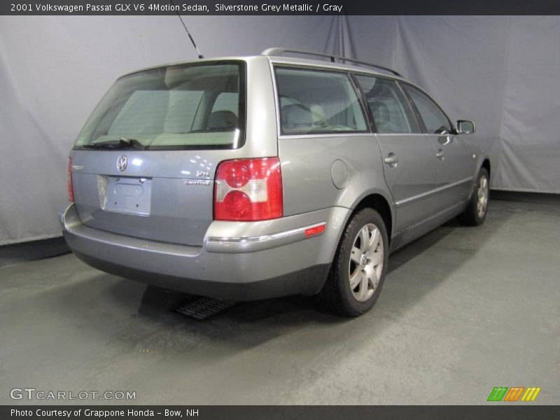 Silverstone Grey Metallic / Gray 2001 Volkswagen Passat GLX V6 4Motion Sedan