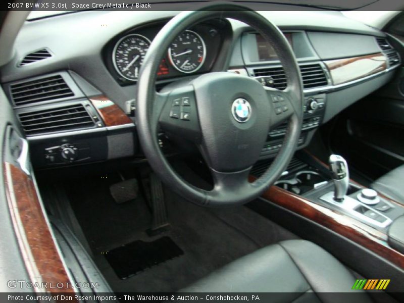 Space Grey Metallic / Black 2007 BMW X5 3.0si