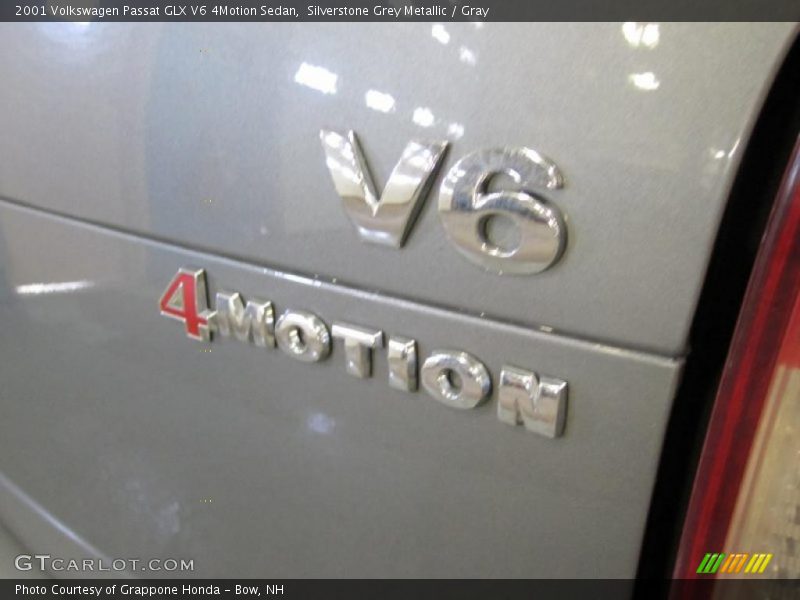 Silverstone Grey Metallic / Gray 2001 Volkswagen Passat GLX V6 4Motion Sedan