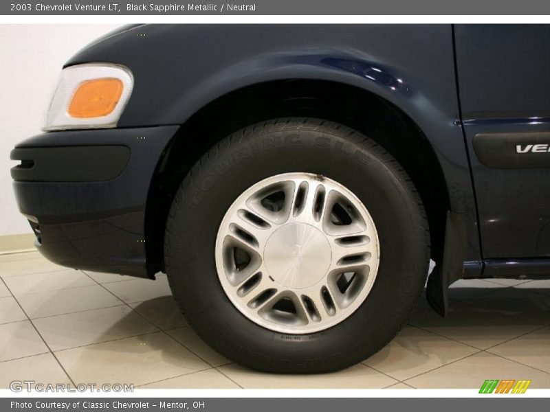 Black Sapphire Metallic / Neutral 2003 Chevrolet Venture LT