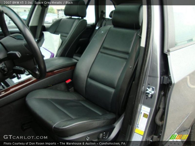 Space Grey Metallic / Black 2007 BMW X5 3.0si