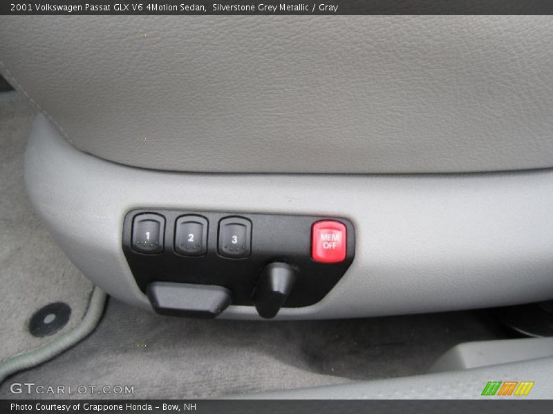 Silverstone Grey Metallic / Gray 2001 Volkswagen Passat GLX V6 4Motion Sedan
