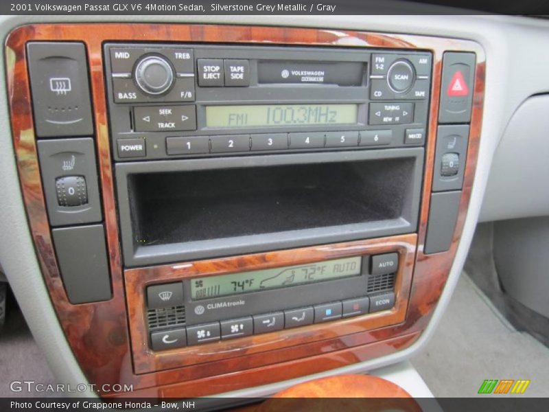 Silverstone Grey Metallic / Gray 2001 Volkswagen Passat GLX V6 4Motion Sedan