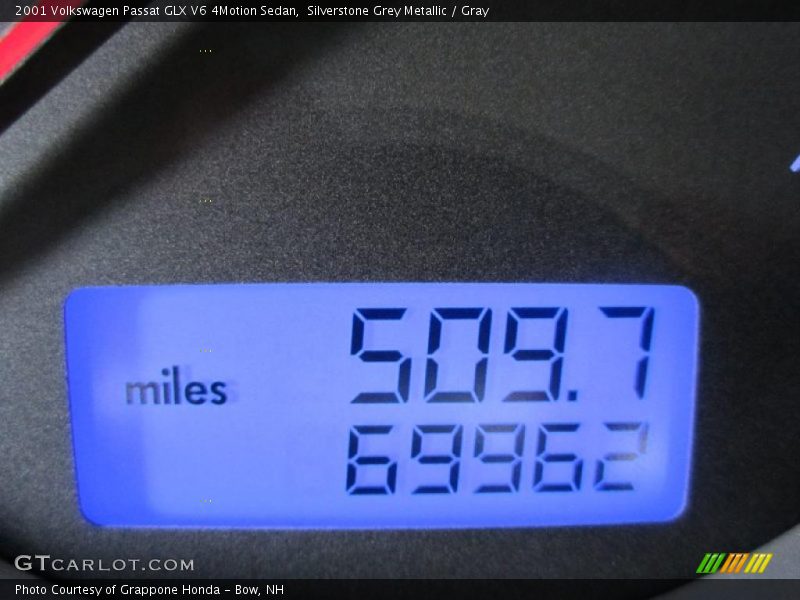 Silverstone Grey Metallic / Gray 2001 Volkswagen Passat GLX V6 4Motion Sedan