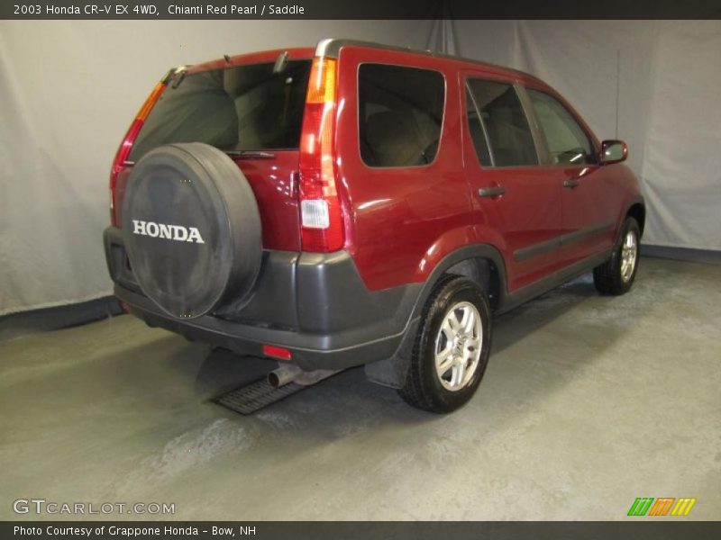 Chianti Red Pearl / Saddle 2003 Honda CR-V EX 4WD