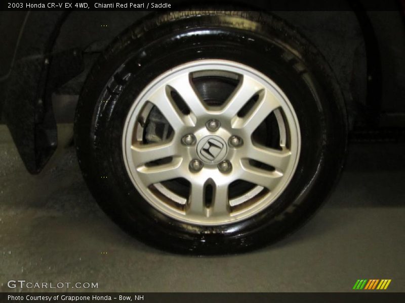 Chianti Red Pearl / Saddle 2003 Honda CR-V EX 4WD