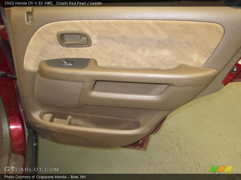 Chianti Red Pearl / Saddle 2003 Honda CR-V EX 4WD