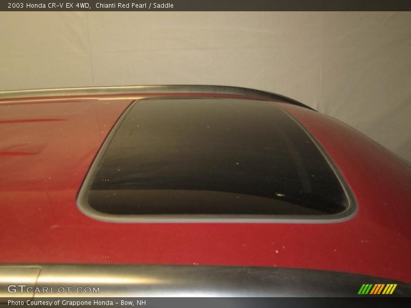 Chianti Red Pearl / Saddle 2003 Honda CR-V EX 4WD