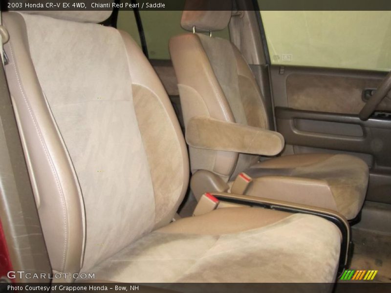 Chianti Red Pearl / Saddle 2003 Honda CR-V EX 4WD