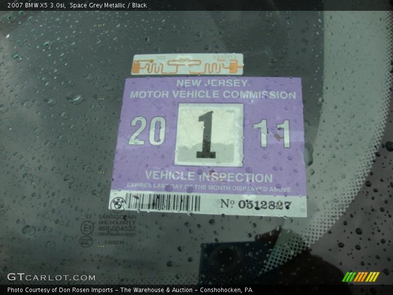 Space Grey Metallic / Black 2007 BMW X5 3.0si