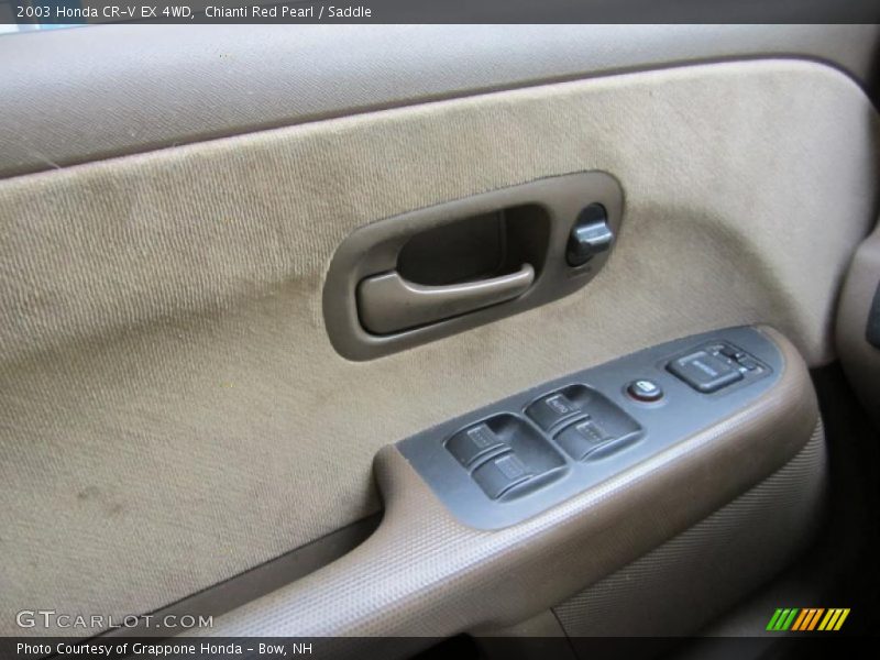Chianti Red Pearl / Saddle 2003 Honda CR-V EX 4WD