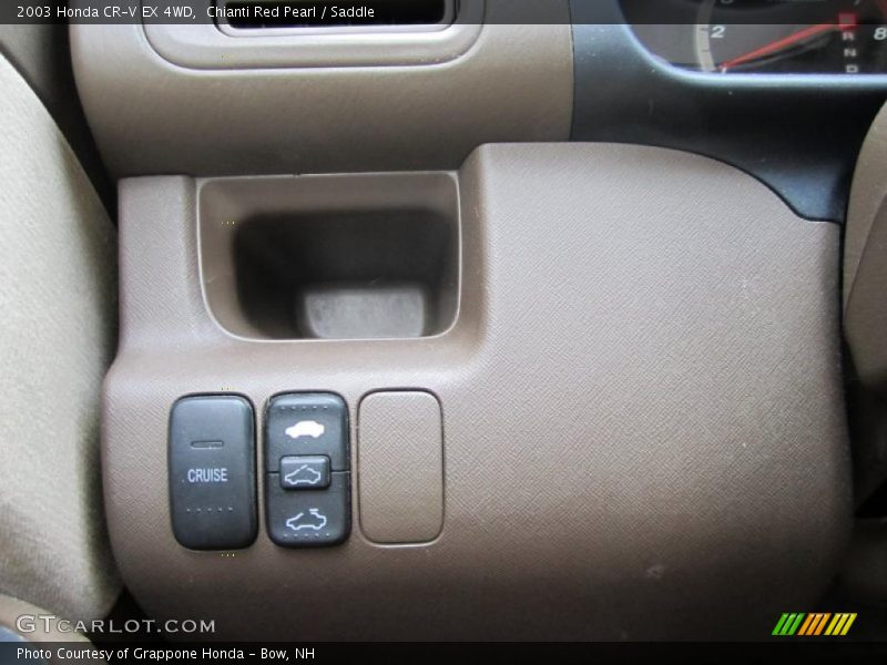 Chianti Red Pearl / Saddle 2003 Honda CR-V EX 4WD