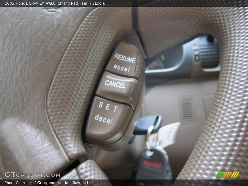 Chianti Red Pearl / Saddle 2003 Honda CR-V EX 4WD