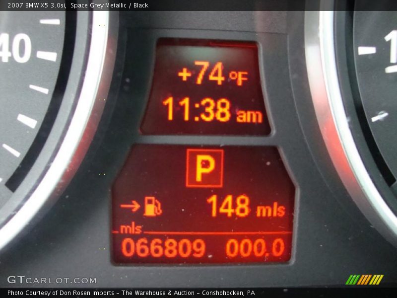 Space Grey Metallic / Black 2007 BMW X5 3.0si