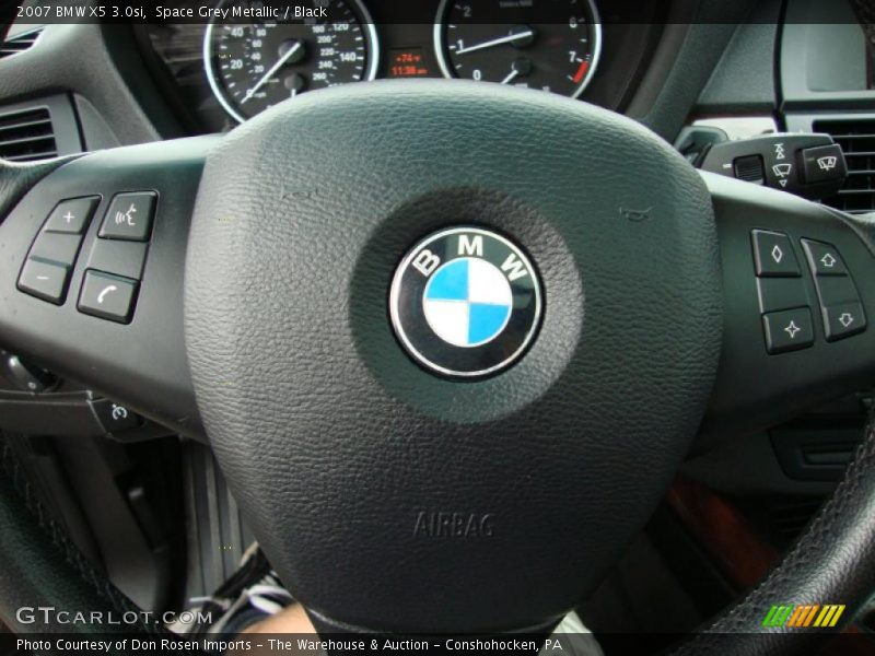 Space Grey Metallic / Black 2007 BMW X5 3.0si
