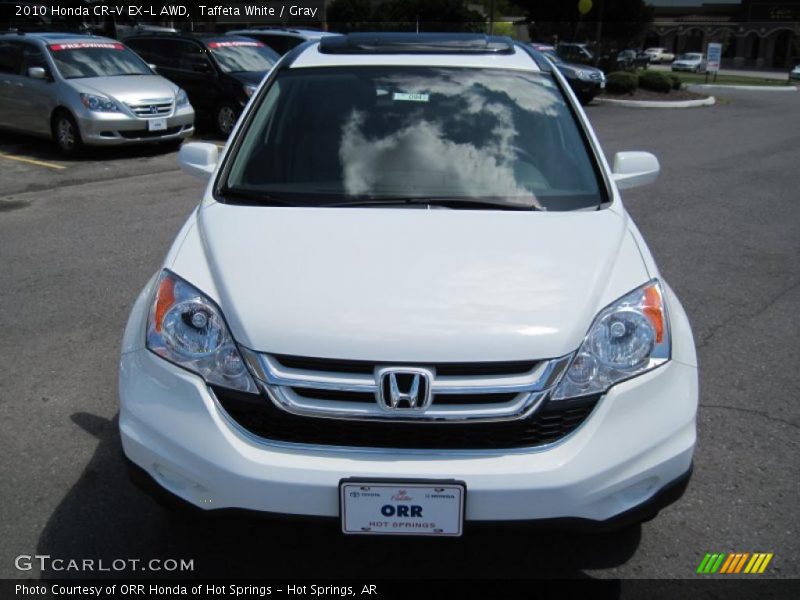 Taffeta White / Gray 2010 Honda CR-V EX-L AWD