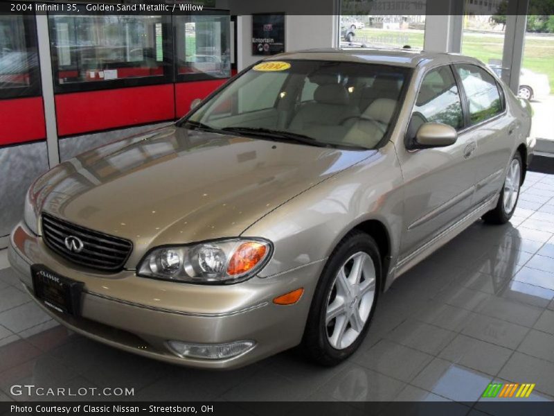 Golden Sand Metallic / Willow 2004 Infiniti I 35