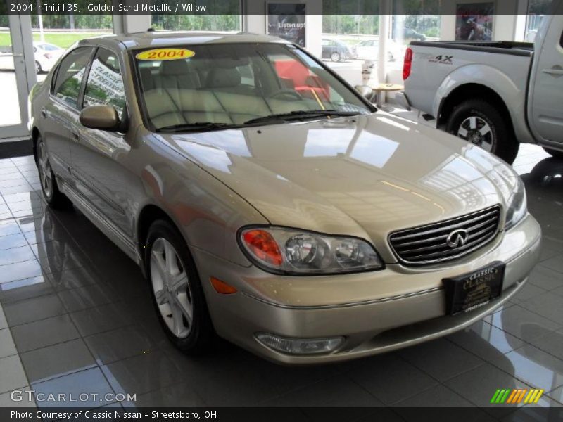 Golden Sand Metallic / Willow 2004 Infiniti I 35