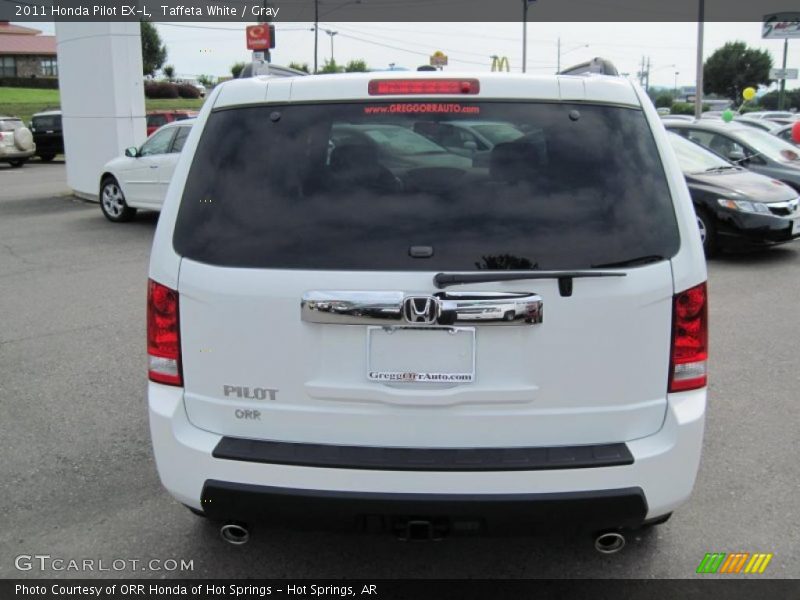 Taffeta White / Gray 2011 Honda Pilot EX-L