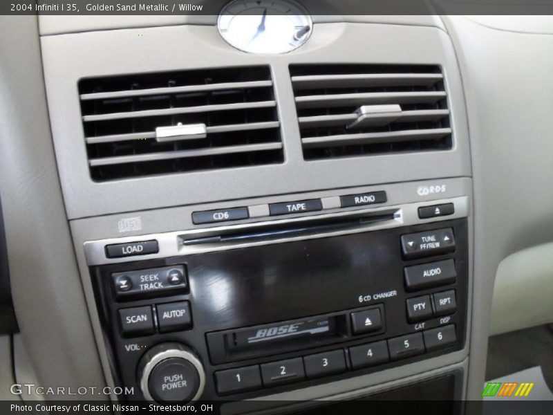 Golden Sand Metallic / Willow 2004 Infiniti I 35