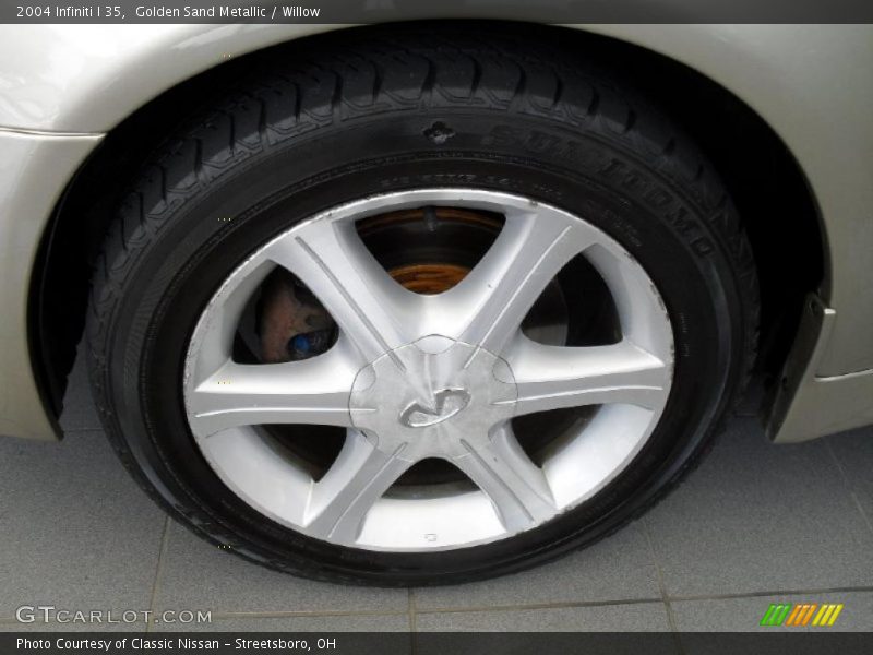 Golden Sand Metallic / Willow 2004 Infiniti I 35