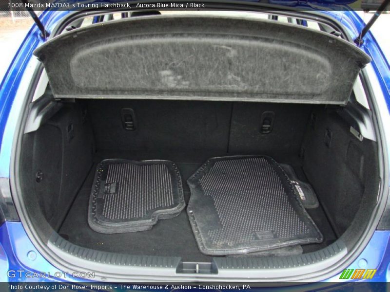 Aurora Blue Mica / Black 2008 Mazda MAZDA3 s Touring Hatchback