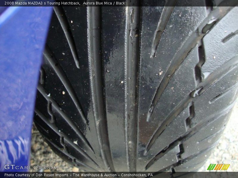 Aurora Blue Mica / Black 2008 Mazda MAZDA3 s Touring Hatchback