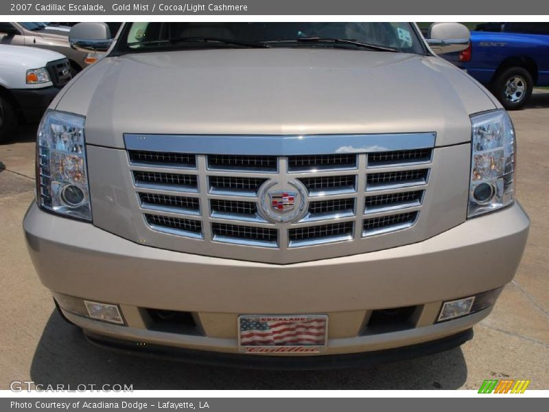 Gold Mist / Cocoa/Light Cashmere 2007 Cadillac Escalade