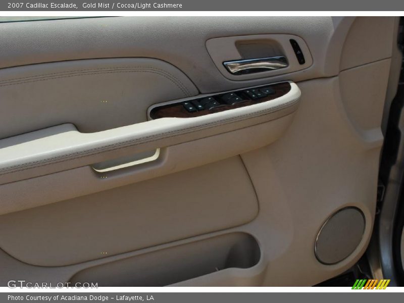 Gold Mist / Cocoa/Light Cashmere 2007 Cadillac Escalade