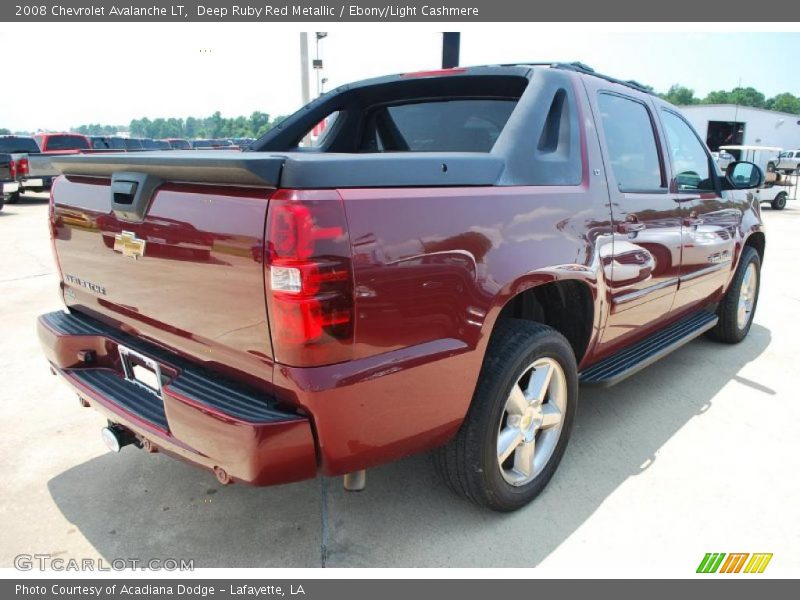 Deep Ruby Red Metallic / Ebony/Light Cashmere 2008 Chevrolet Avalanche LT