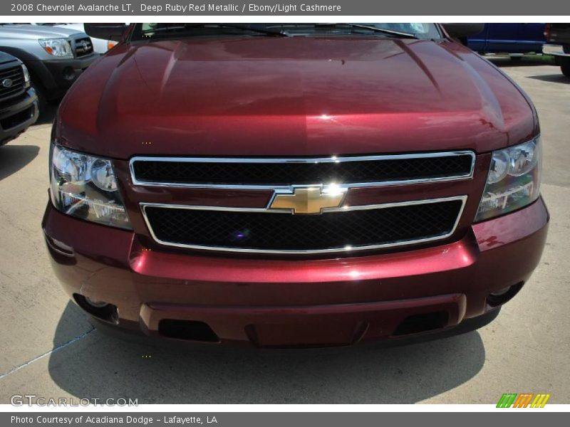 Deep Ruby Red Metallic / Ebony/Light Cashmere 2008 Chevrolet Avalanche LT