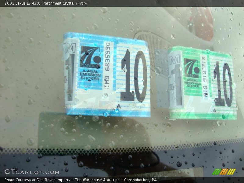 Parchment Crystal / Ivory 2001 Lexus LS 430