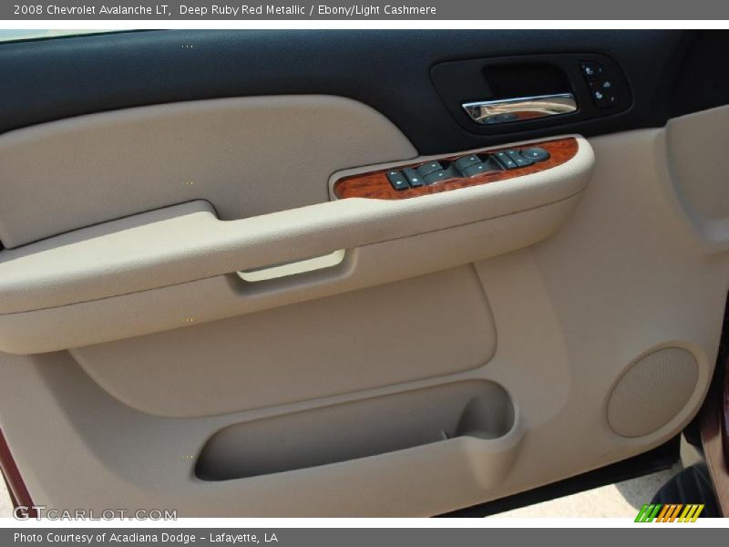 Deep Ruby Red Metallic / Ebony/Light Cashmere 2008 Chevrolet Avalanche LT