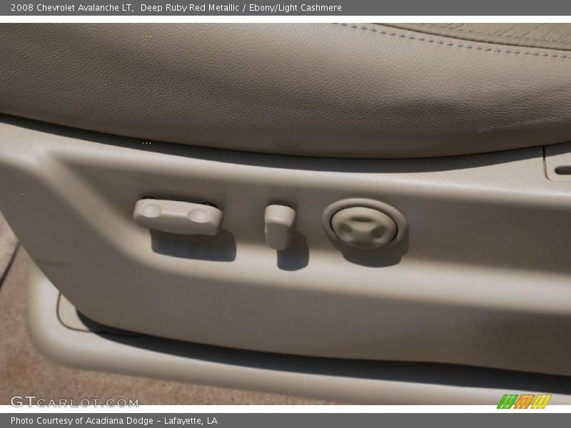 Deep Ruby Red Metallic / Ebony/Light Cashmere 2008 Chevrolet Avalanche LT